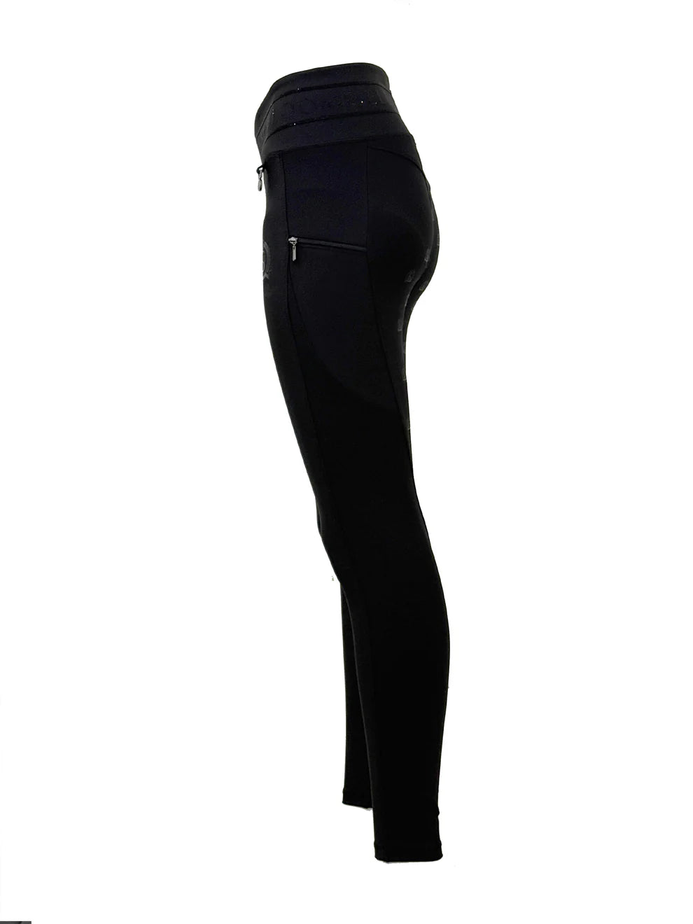 Celeste Black Crystal Leggings