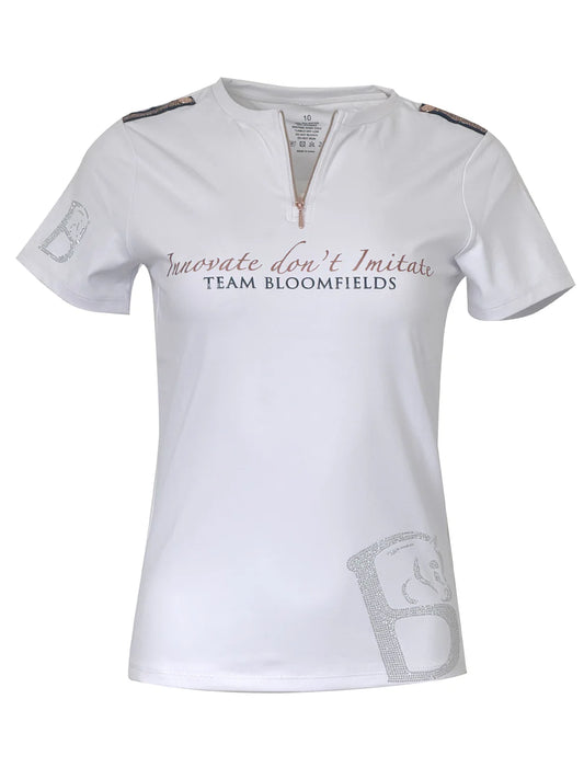 Clara White Crystal T-Shirt