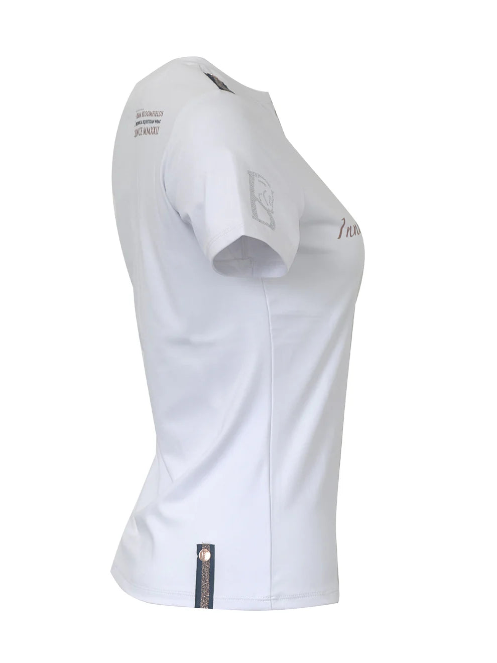 Clara White Crystal T-Shirt