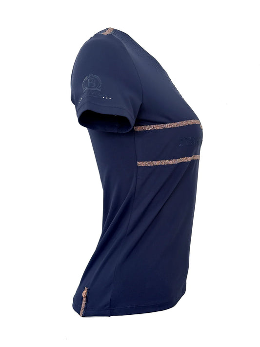 Callie Navy Crystal T-Shirt