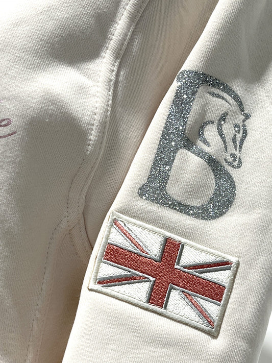 Sabrina Winter White Ruffle Collar Team Jumper