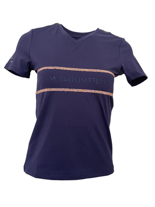 Callie Navy Crystal T-Shirt