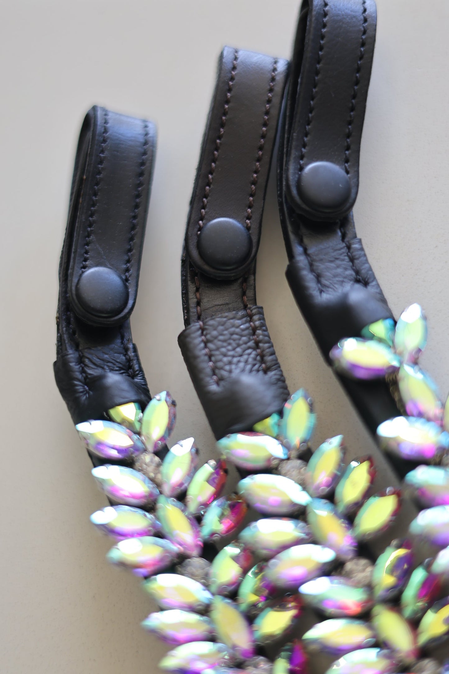 Crystal Leather Browbands