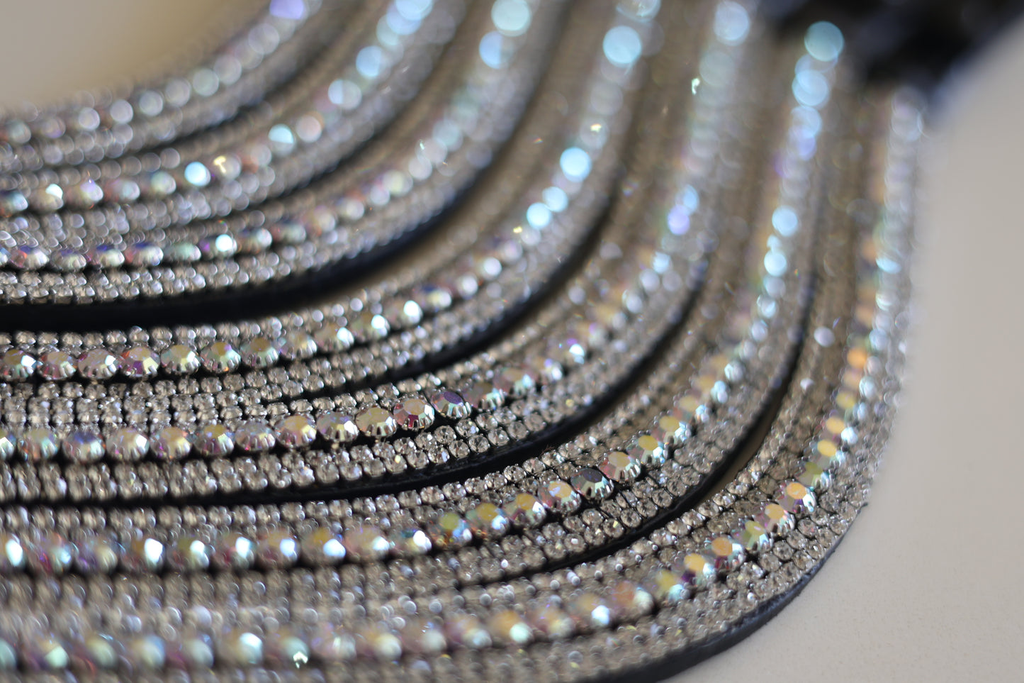 Rhinestone Leather Browbands
