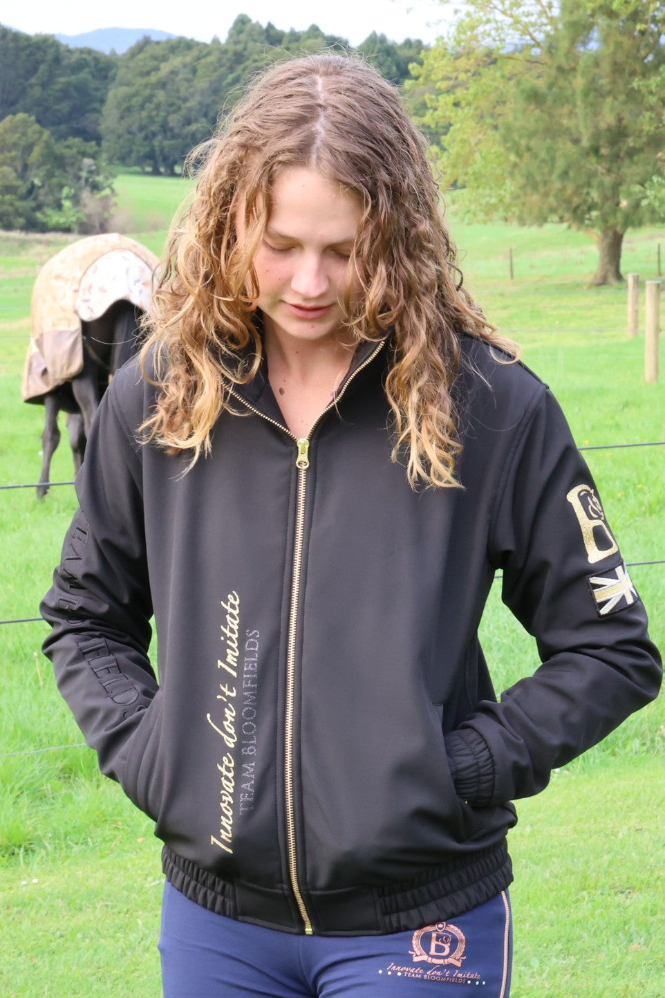 Felicity Black Showerproof Jacket