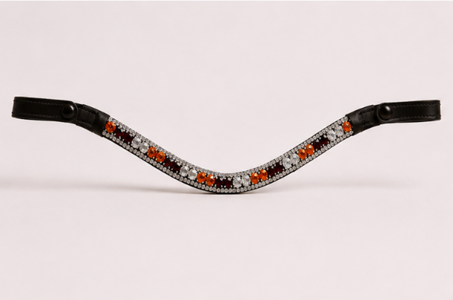Rhinestone Leather Browbands