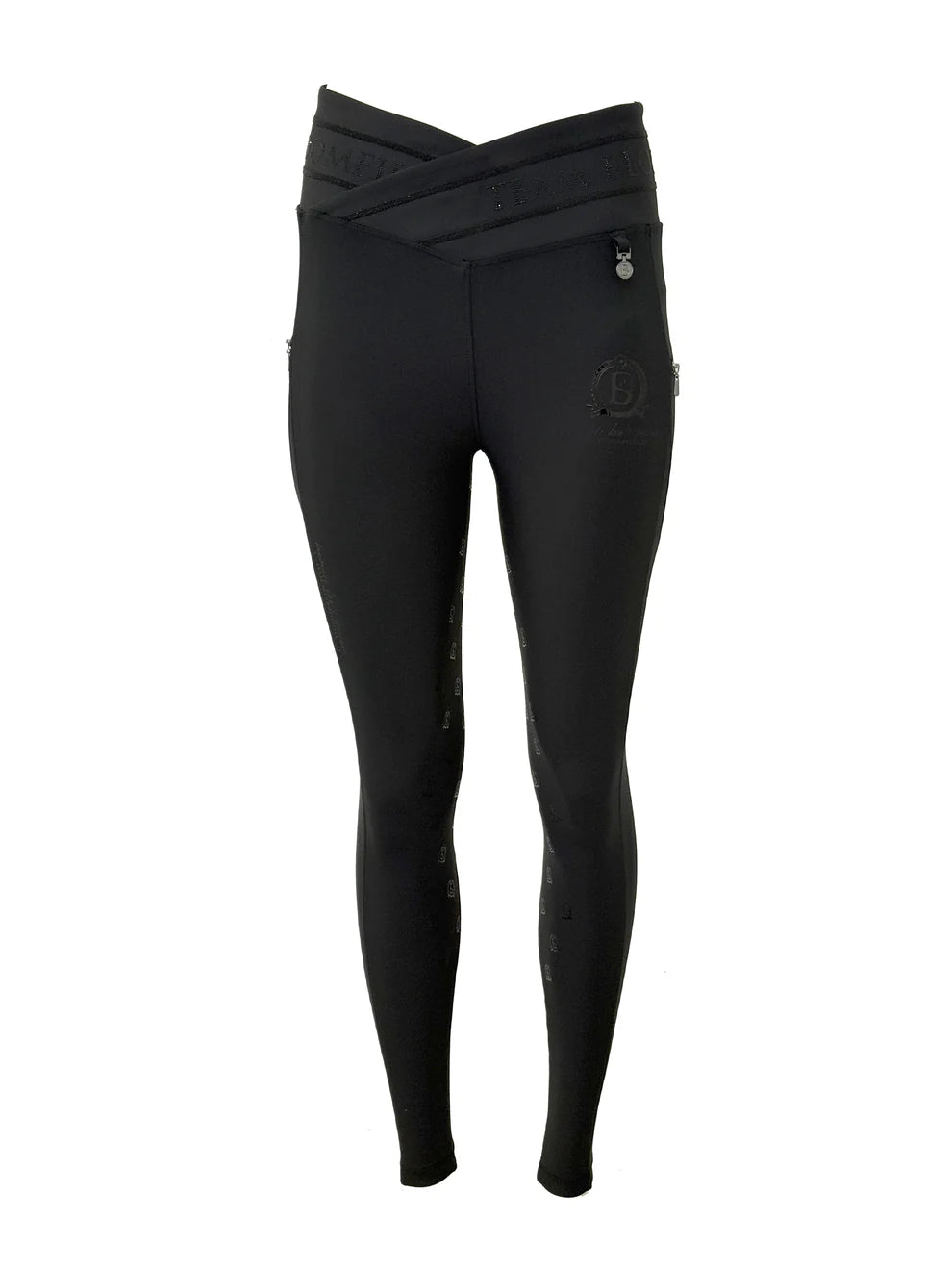 Celeste Black Crystal Leggings