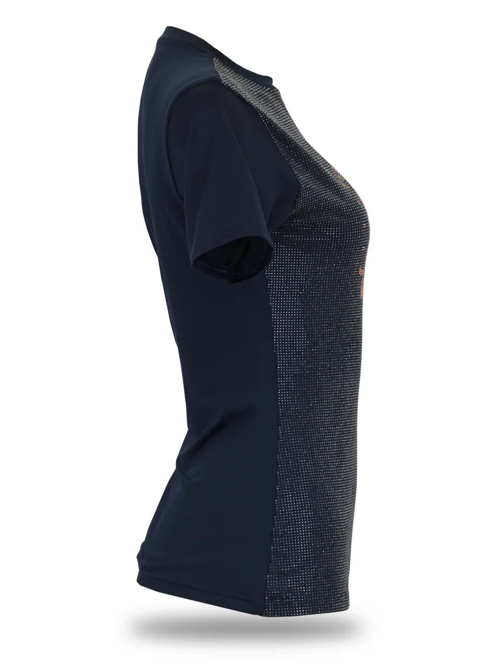 Celine Navy Crystal T-Shirts