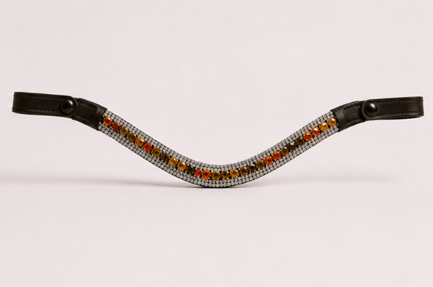 Rhinestone Leather Browbands