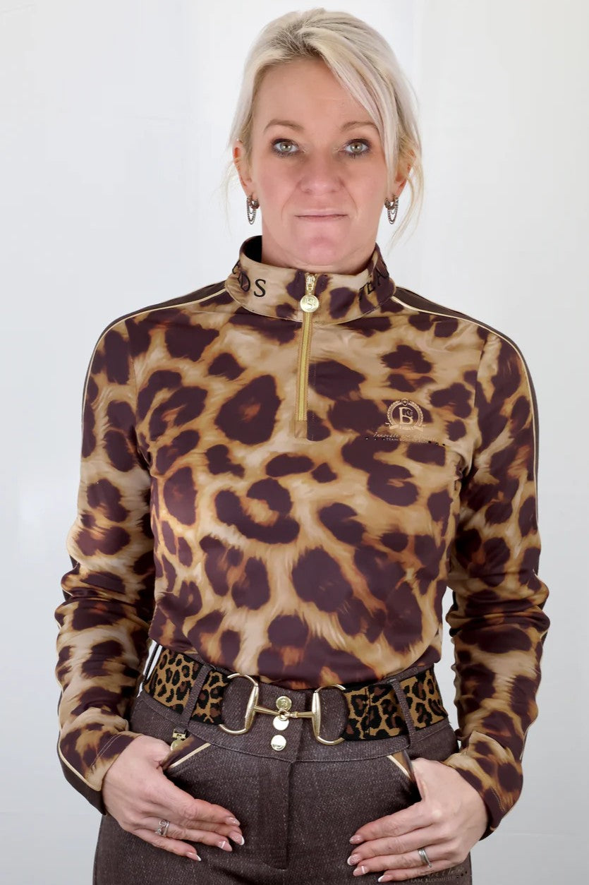Leopard Print Long Sleeve Base Layer