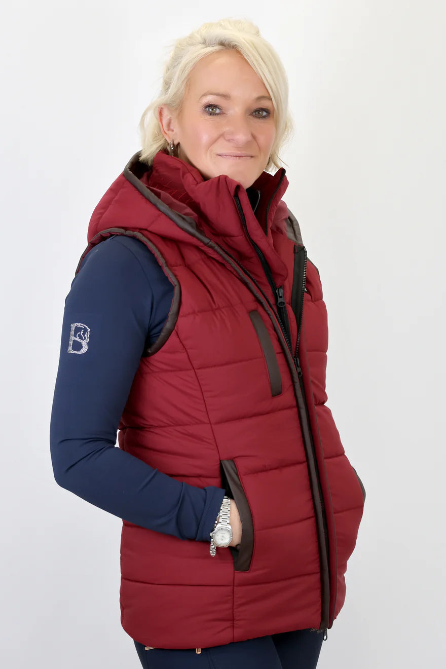 Legacy Burgundy Gilet