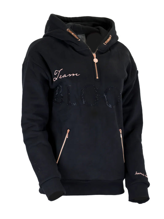 Luna - Black with Rose Gold - Hoodie