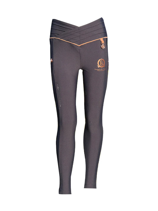 Mini Maya Navy Ultra High Pleated leggings