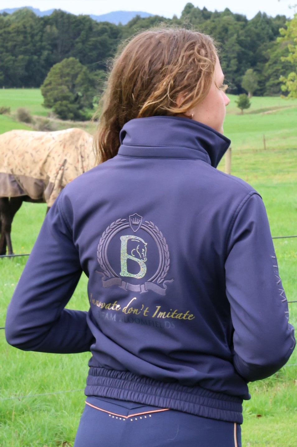 Felicity Navy Showerproof Jacket