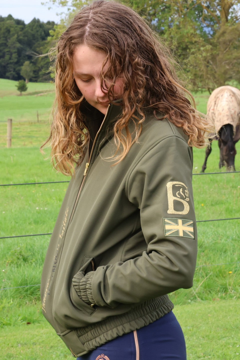 Felicity Olive Showerproof Jacket