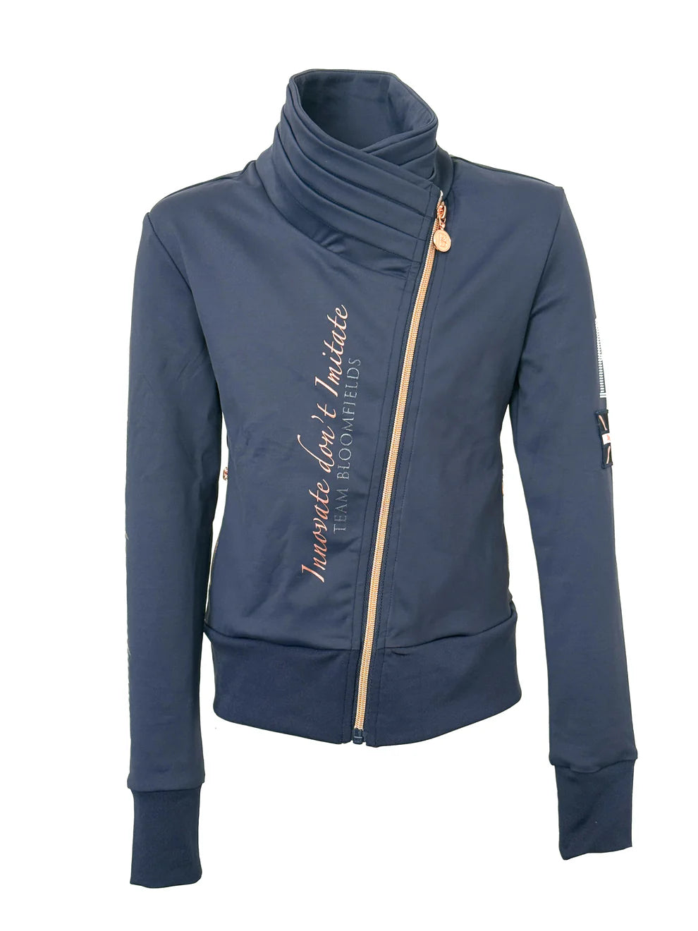 Sabrina Mini Sport in Navy With Ruffle Collar Top