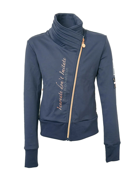 Sabrina Mini Sport in Navy With Ruffle Collar Top