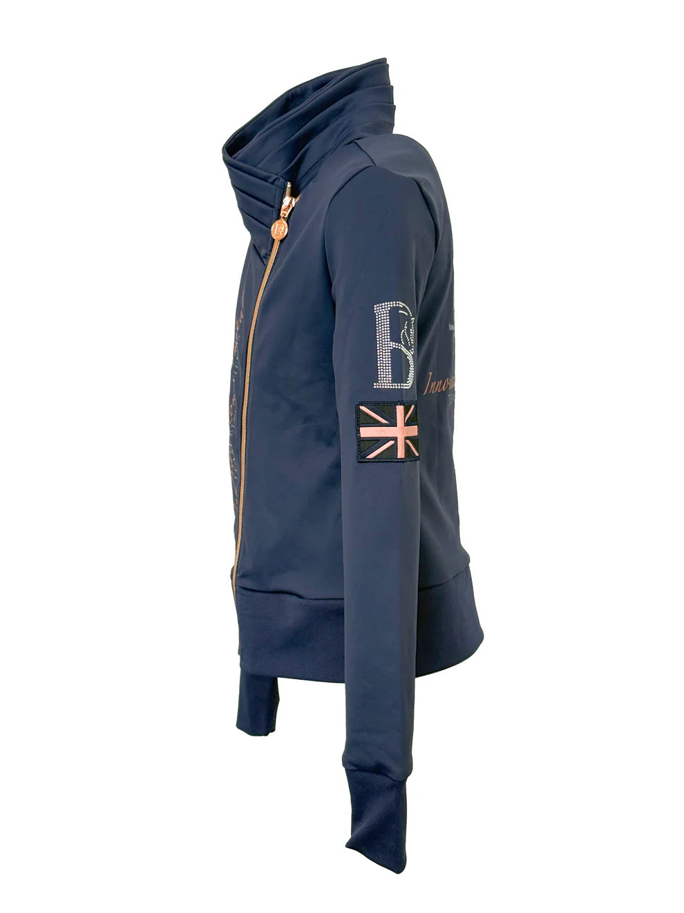 Sabrina Mini Sport in Navy With Ruffle Collar Top