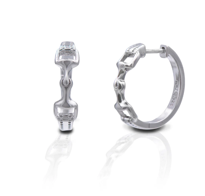 KHJ - Bit Earrings - Sterling Silver