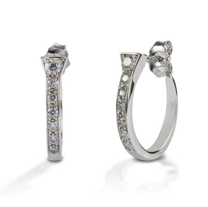 KHJ - Horseshoe Nail Earrings - Sterling Silver