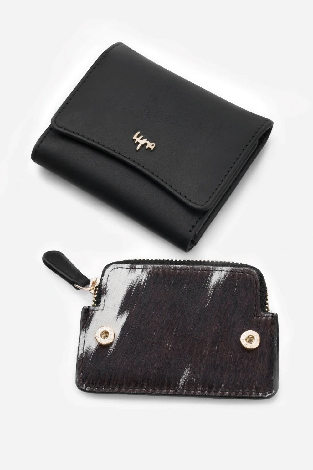 Roamer Eclat Black Wallet (Black & White)