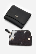 Roamer Eclat Black Wallet (Black & White)