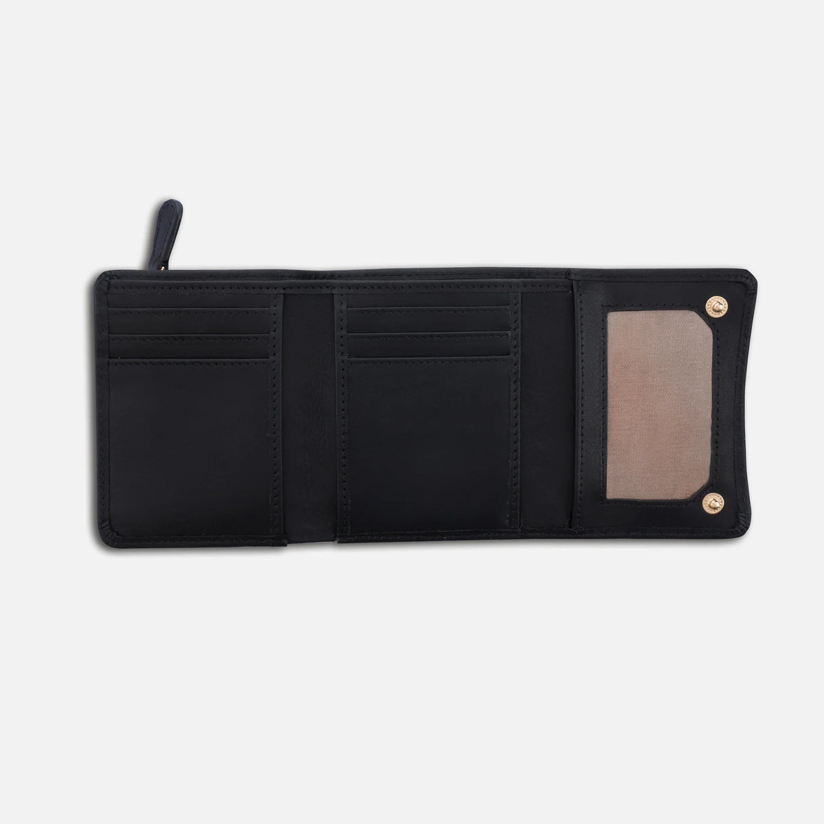 Roamer Eclat Black Wallet (Black & White)