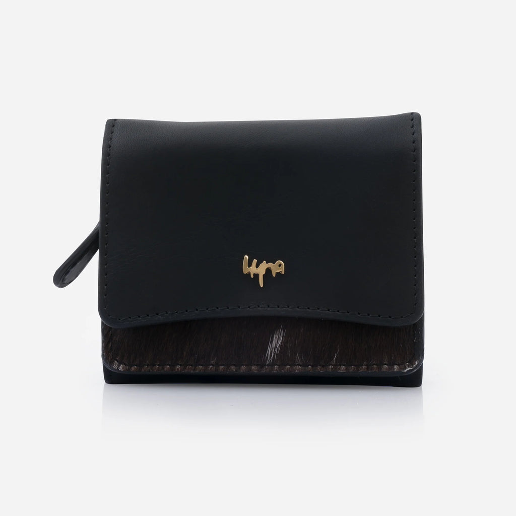 Roamer Eclat Black Wallet (Black & White)