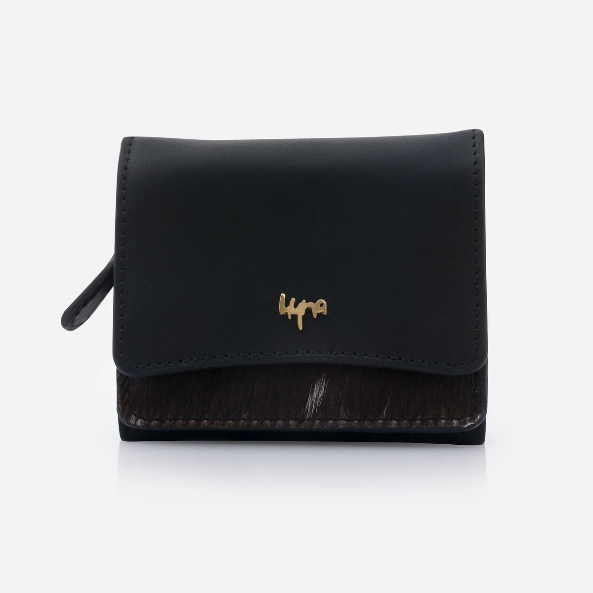 Roamer Eclat Black Wallet (Black & White)