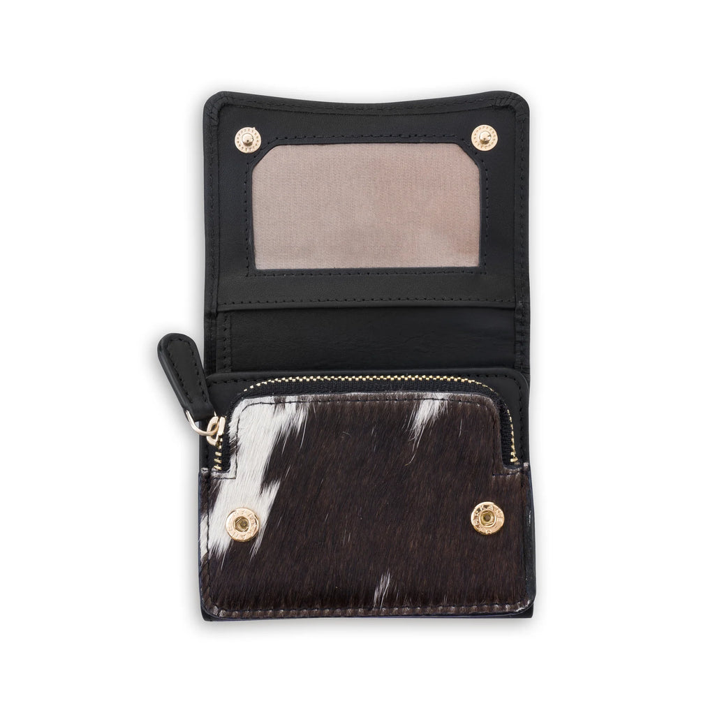 Roamer Eclat Black Wallet (Black & White)