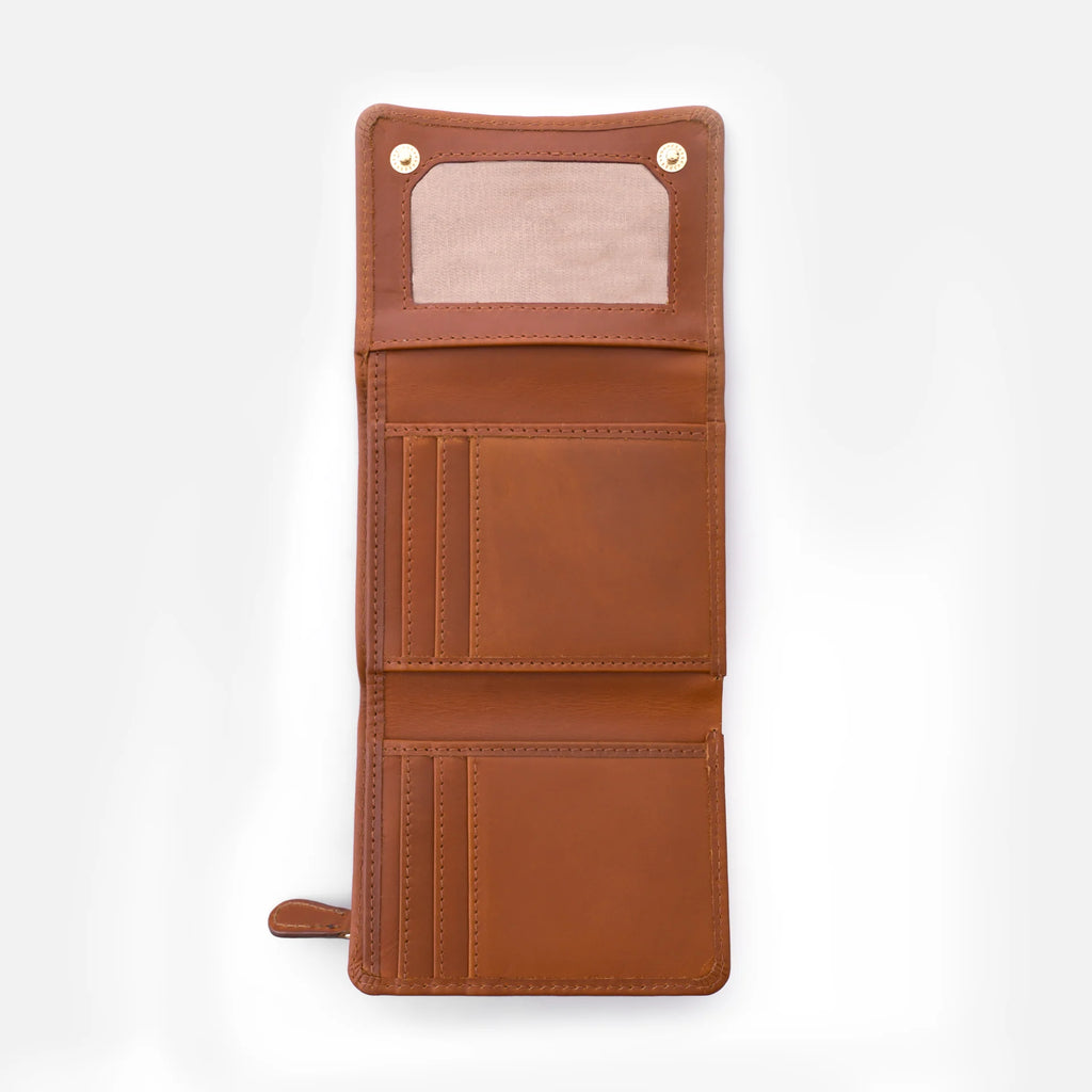 Roamer Eclat Black Wallet (Tan)