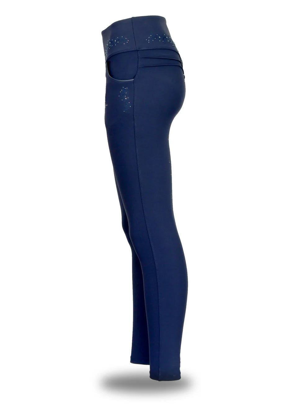 Navy Anemone Leggings