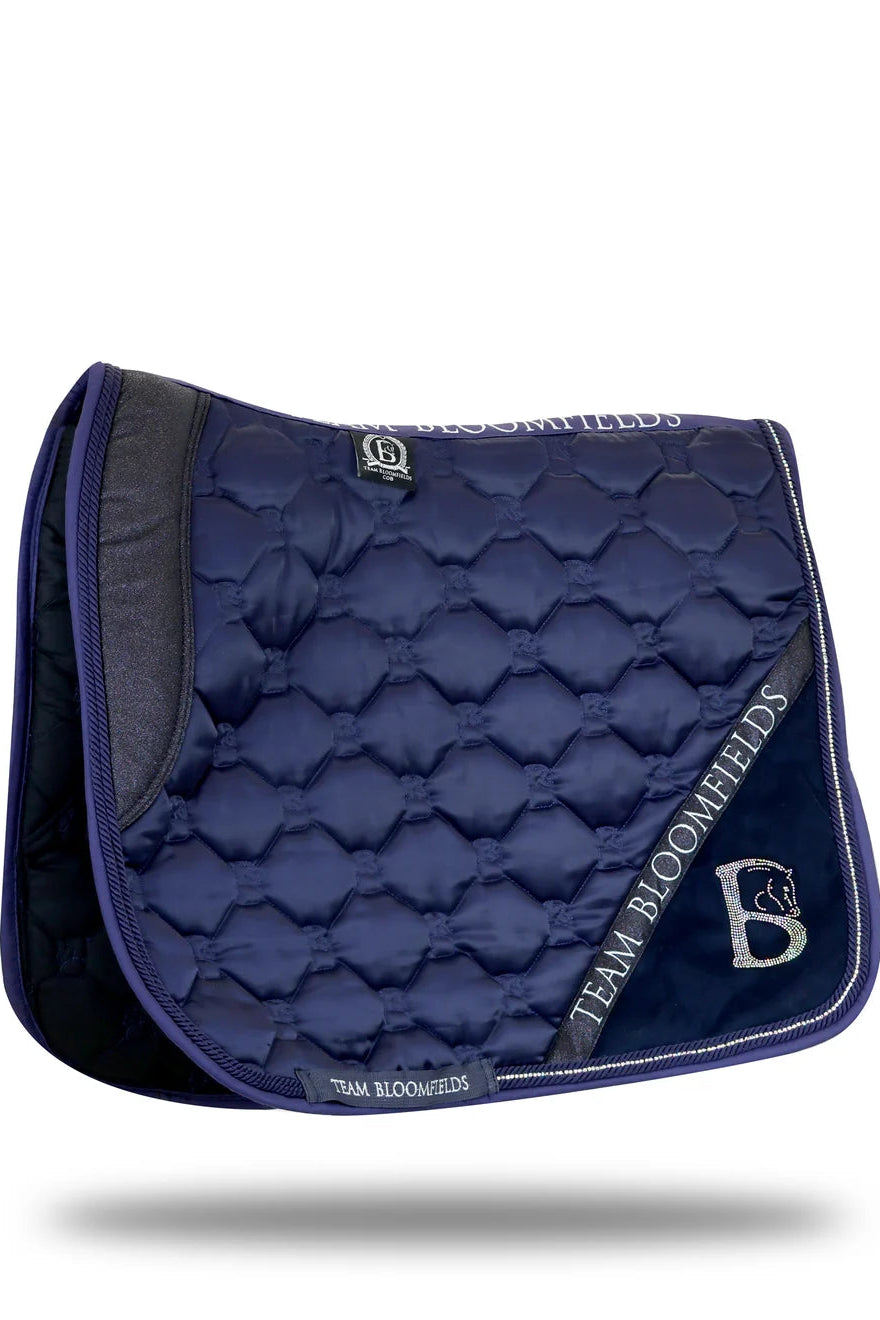 Saddle Pad - Navy and Navy Sparkle (Dressage)