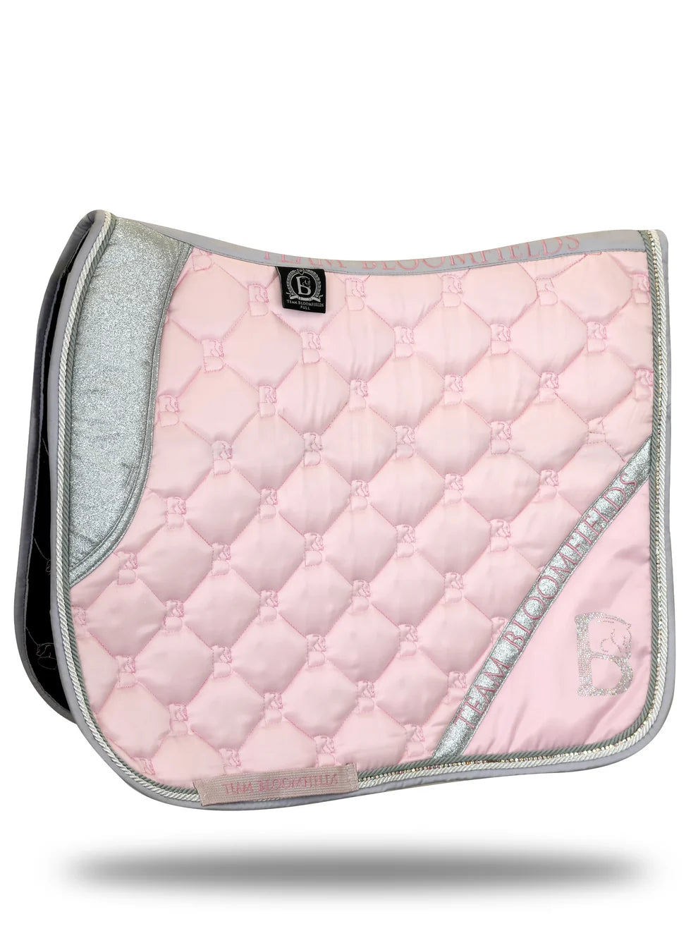 Saddle Pad - Pink and Silver Sparkle (Dressage)